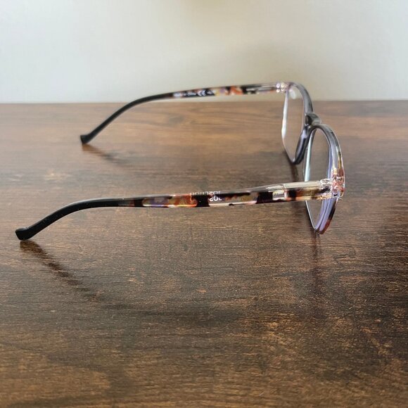 Women’s Eyeglasses Jos Choo Style Multicolor Tortoise Shell Cat Eye Frames Only - Picture 4 of 7